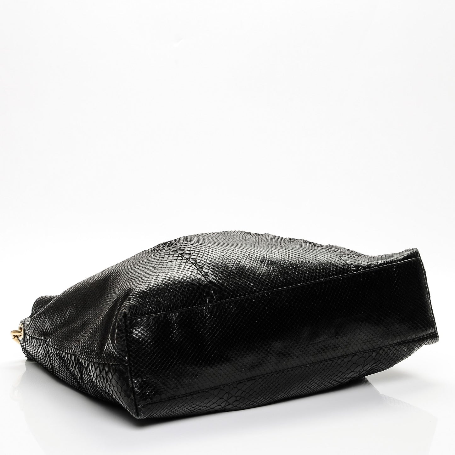 Python Large Sabrina Hobo Black