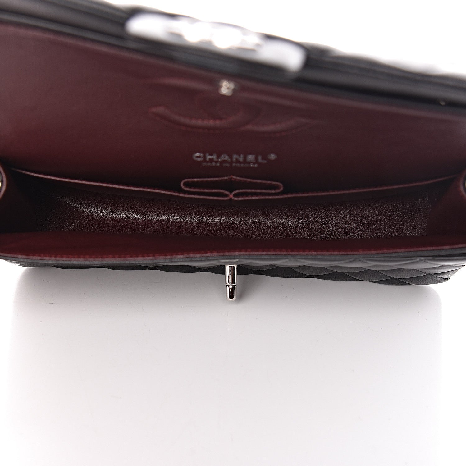 Chanel Lambskin Quilted Medium Double Flap Black 5 of 14