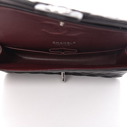 Chanel Lambskin Quilted Medium Double Flap Black 5 of 14