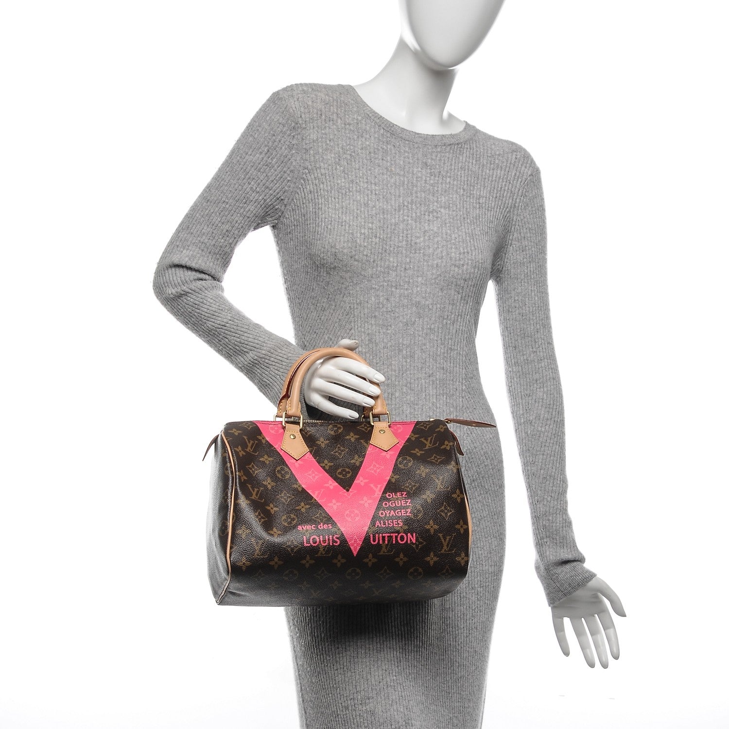 Louis Vuitton Monogram Speedy 30 V Grenade 2 of 6