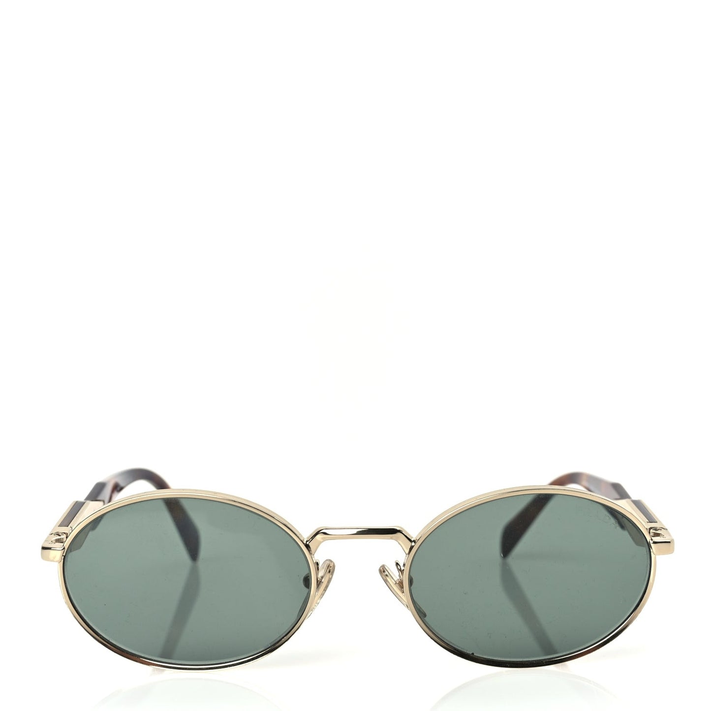 Metal Logo Sunglasses SPR 65ZS Gold