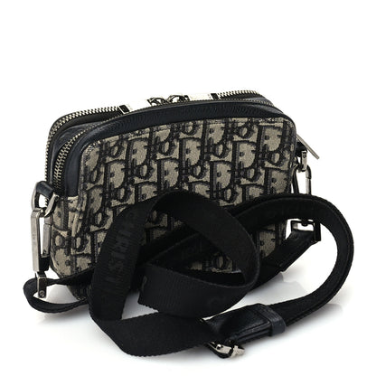Christian Dior Oblique Canvas Crossbody Charcoal 2 of 8