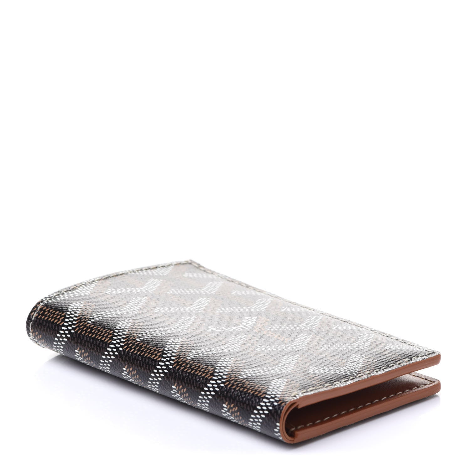 Goyard Goyardine Saint Pierre Card Holder Black Gold 4 of 7