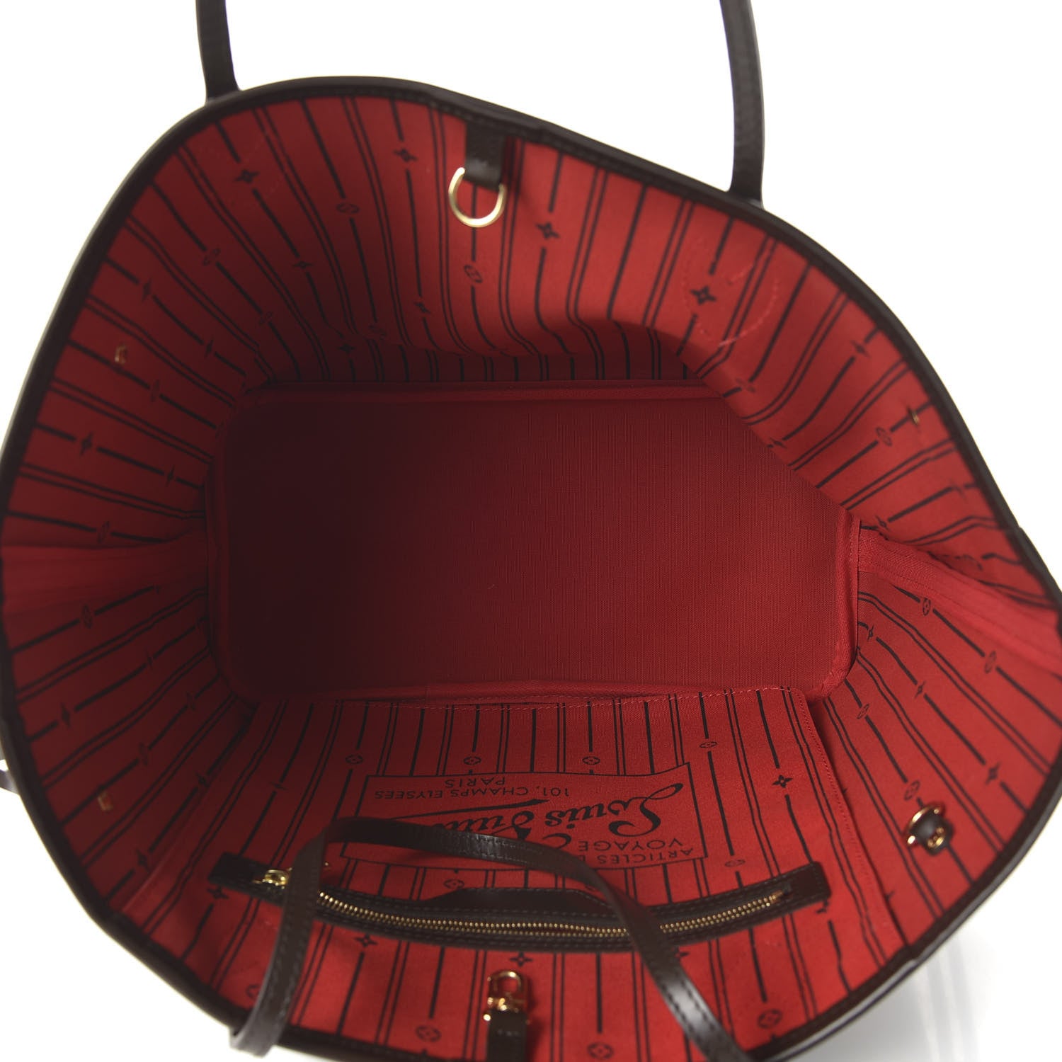 Louis Vuitton Damier Ebene Neverfull MM 5 of 10