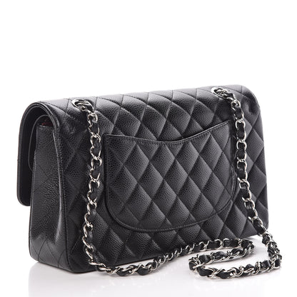 Chanel Caviar Quilted Medium Double Flap Black 3 of 12