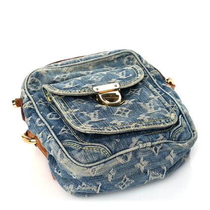 Louis Vuitton Denim Fairfax Pochette Blue 3 of 8