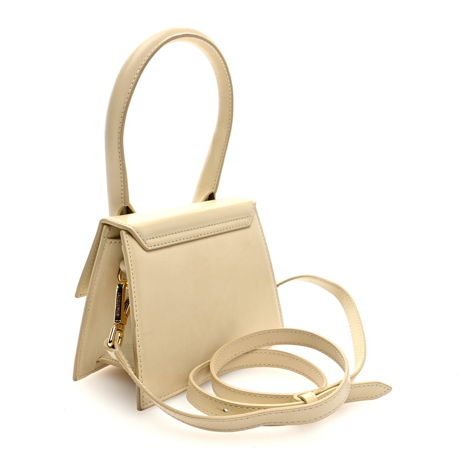Jacquemus Smooth Calfskin Le Chiquito Moyen Ivory 3 of 7