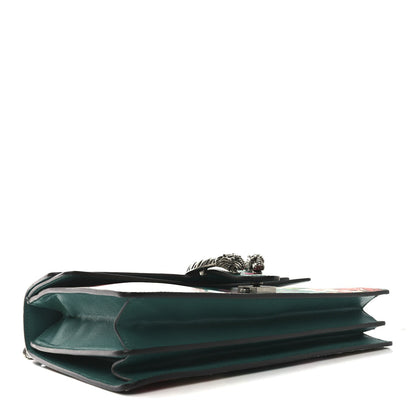 Gucci Calfskin Blooms Print Medium Dionysus Shoulder Bag Bright Emerald Multicolor 4 of 7