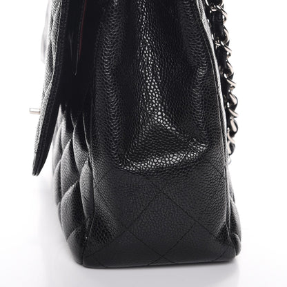 Chanel Caviar Quilted Maxi Double Flap Black 9 of 10