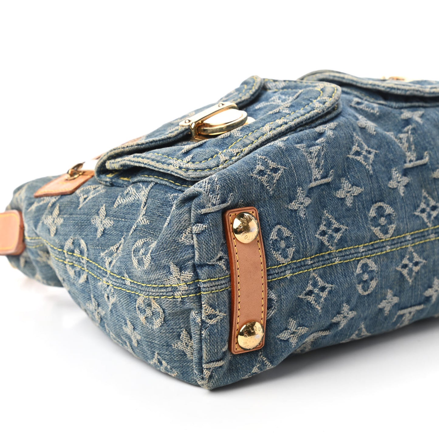 Monogram Denim Baggy PM Blue