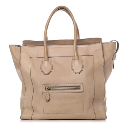 Celine Drummed Calfskin Medium Luggage Camel 1 of 21