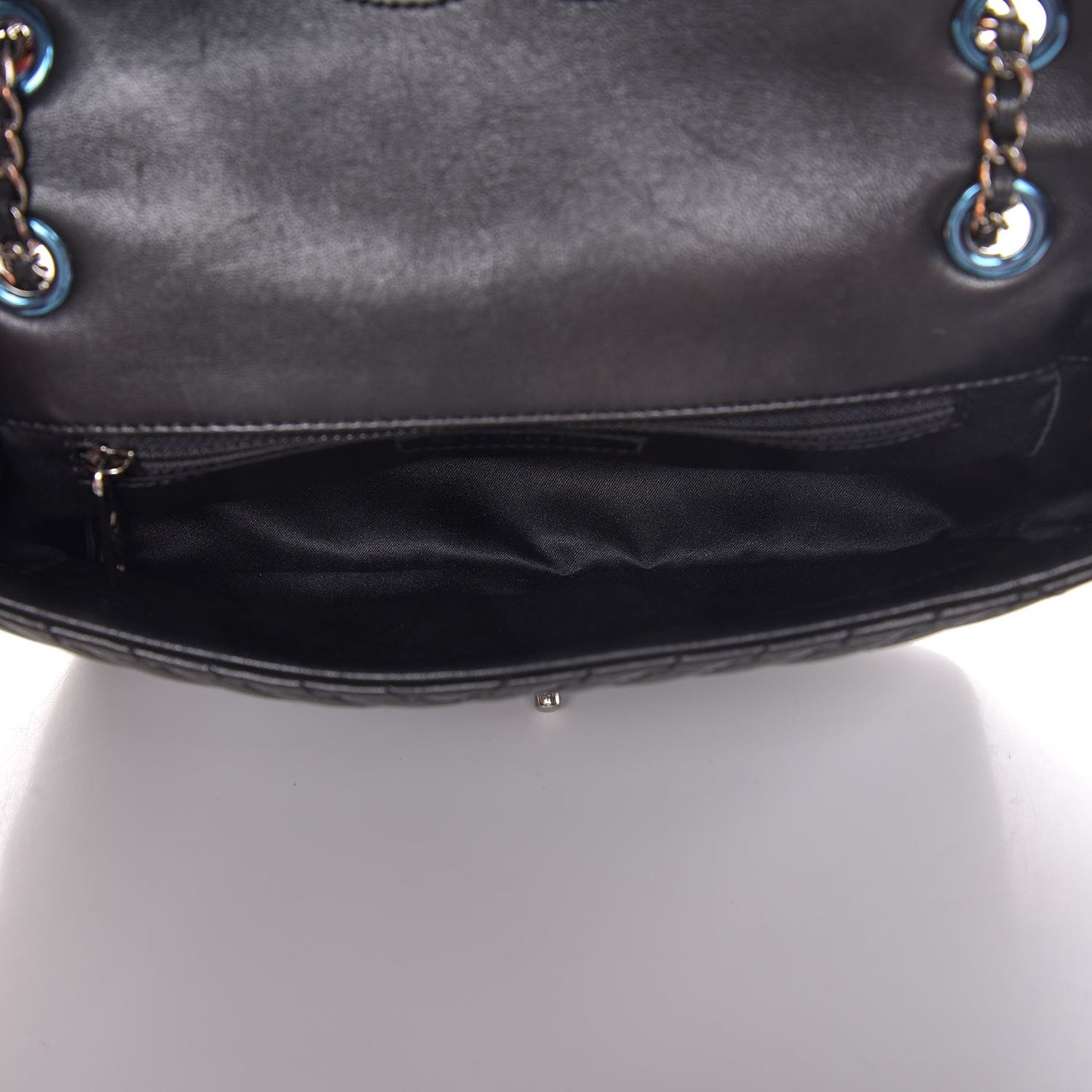 Lambskin Small CC Crossing Flap Black