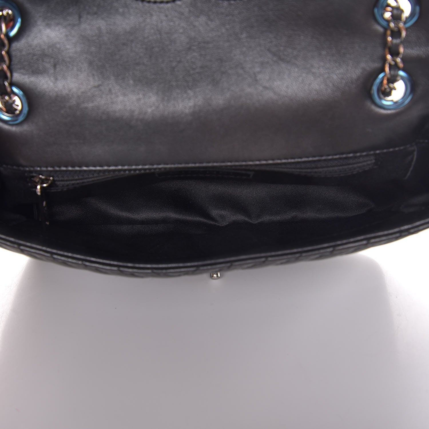 Chanel Lambskin Small CC Crossing Flap Black 5 of 8