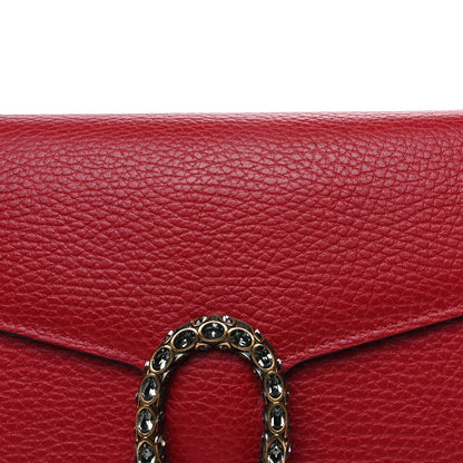 Gucci Calfskin Mini Dionysus Chain Wallet Hibiscus Red 6 of 8