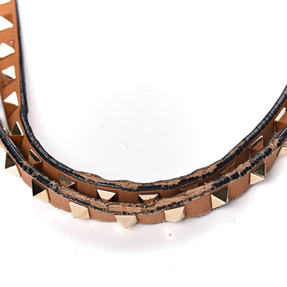 Valentino Garavani Vitello Large Rockstud Tote Beige 18 of 19