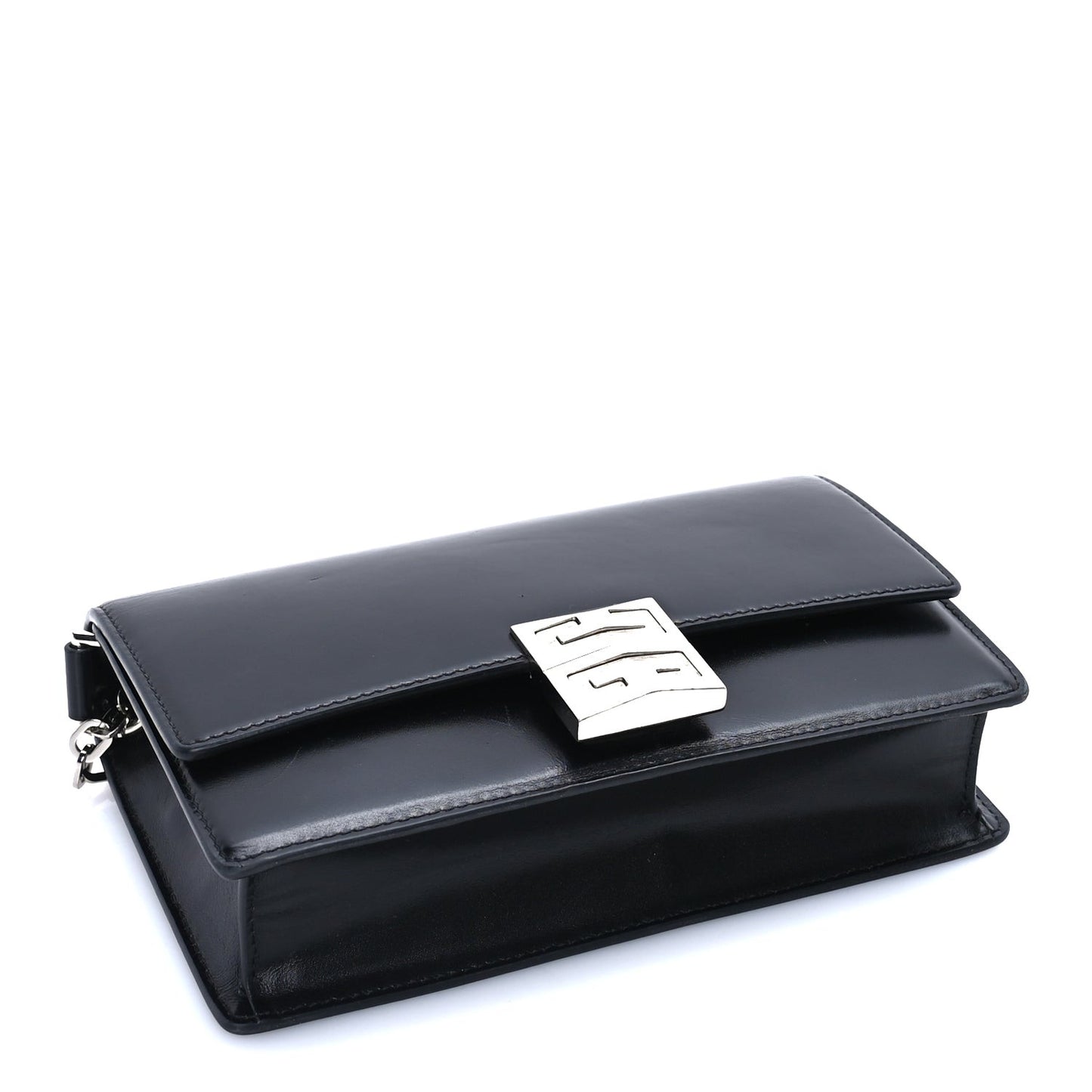 Calfskin Small 4G Chain Shoulder Bag  Black