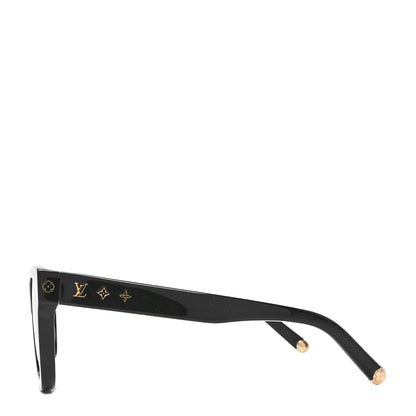 Louis Vuitton Acetate My Monogram Square Sunglasses Z1523W Black 3 of 7