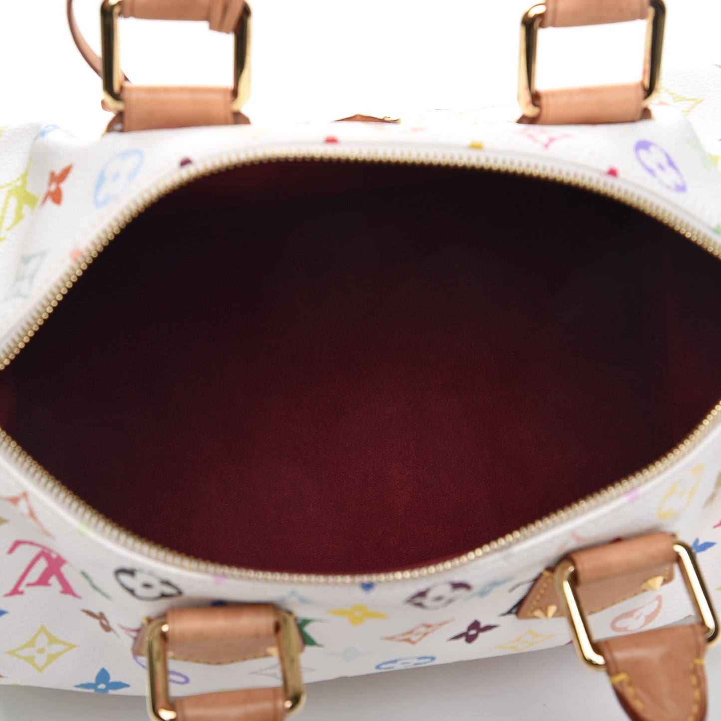 Monogram Multicolor Speedy 30 White