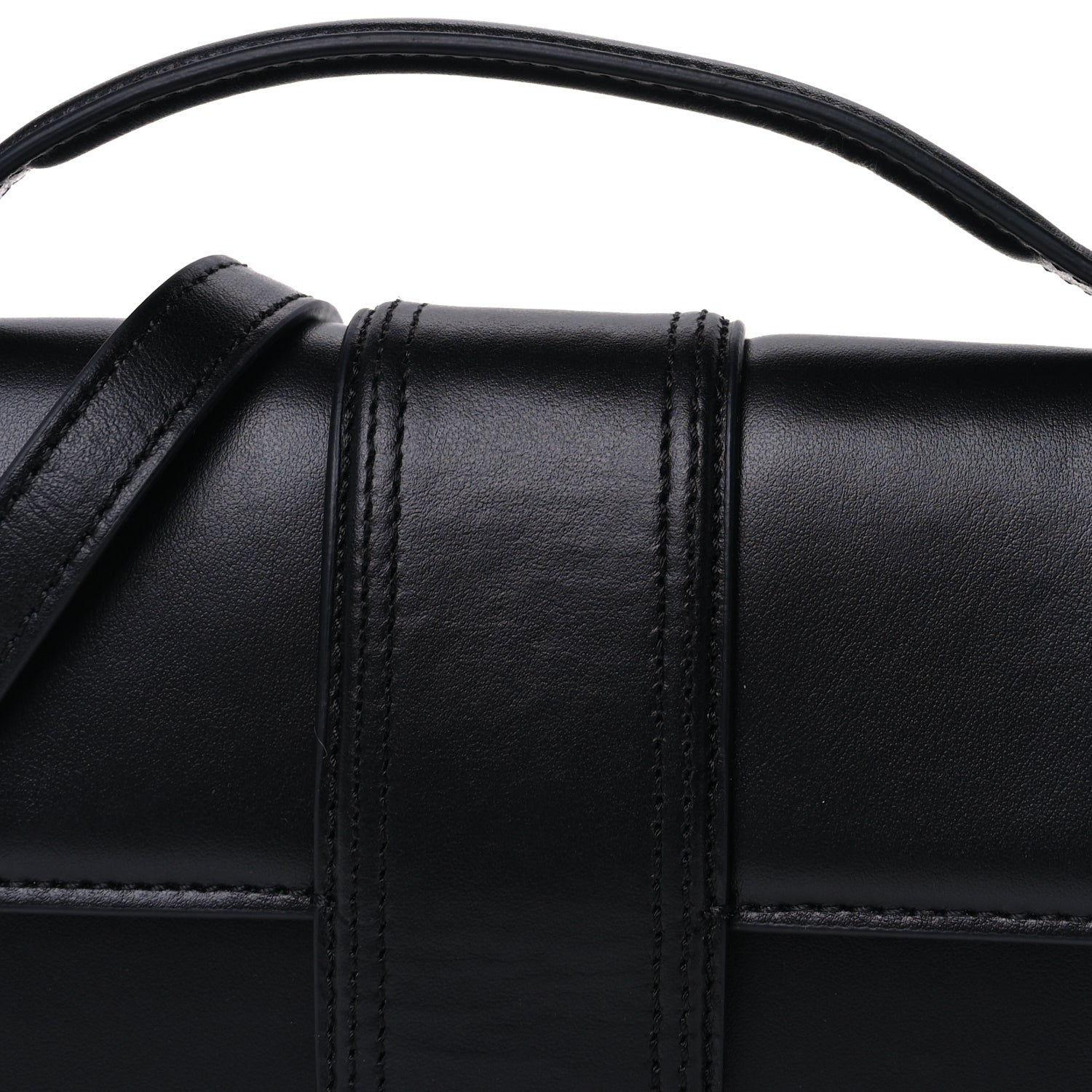 Jacquemus Smooth Calfskin Le Grand Bambino  Black 6 of 8