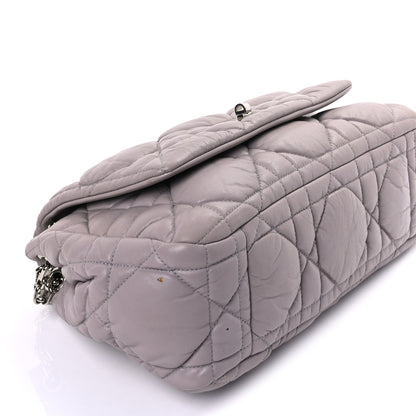 Christian Dior Lambskin Cannage Small Milly La Foret Shoulder Bag Grey 7 of 8