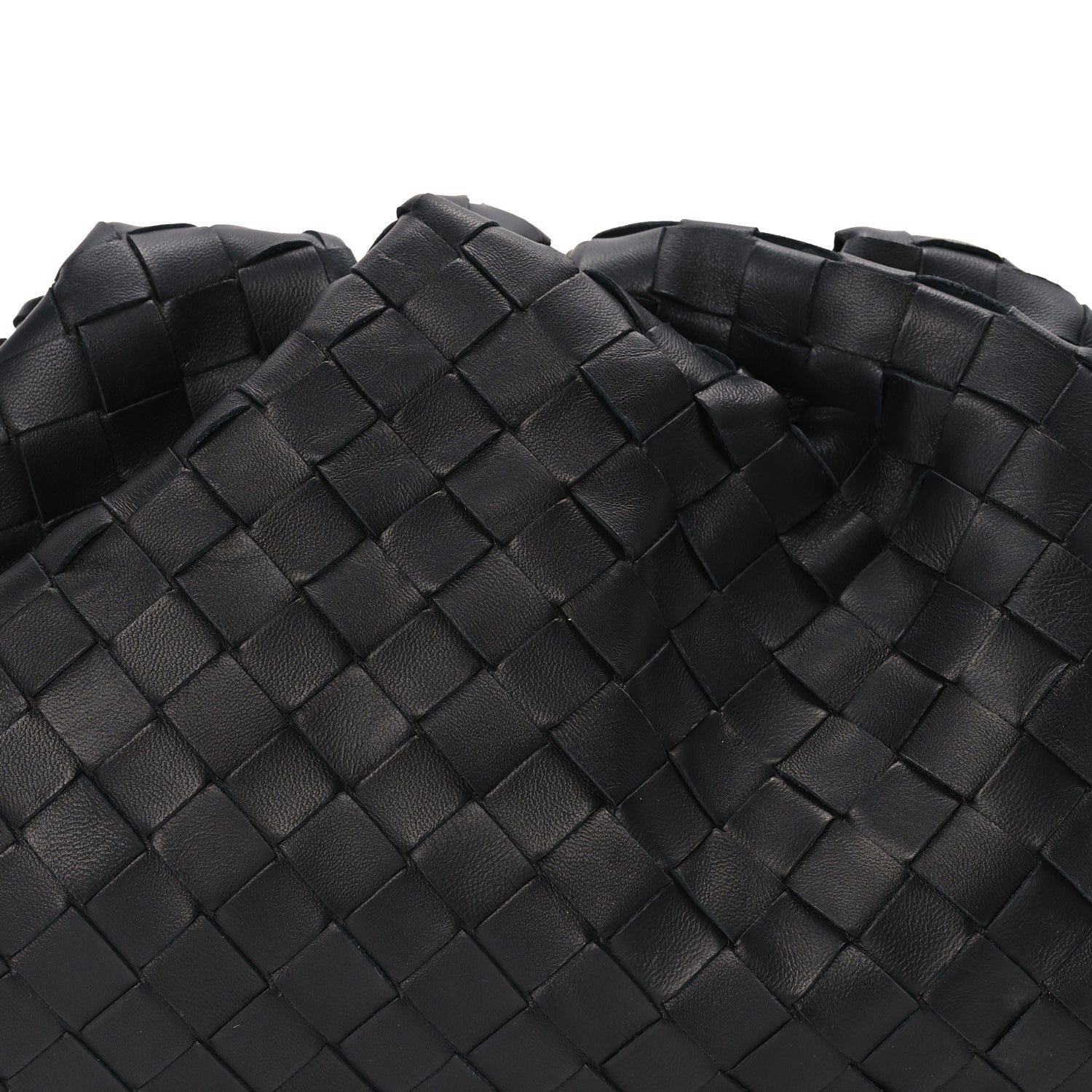 Bottega Veneta Nappa Maxi Intreccio The Pouch Oversized Clutch  Black 6 of 8