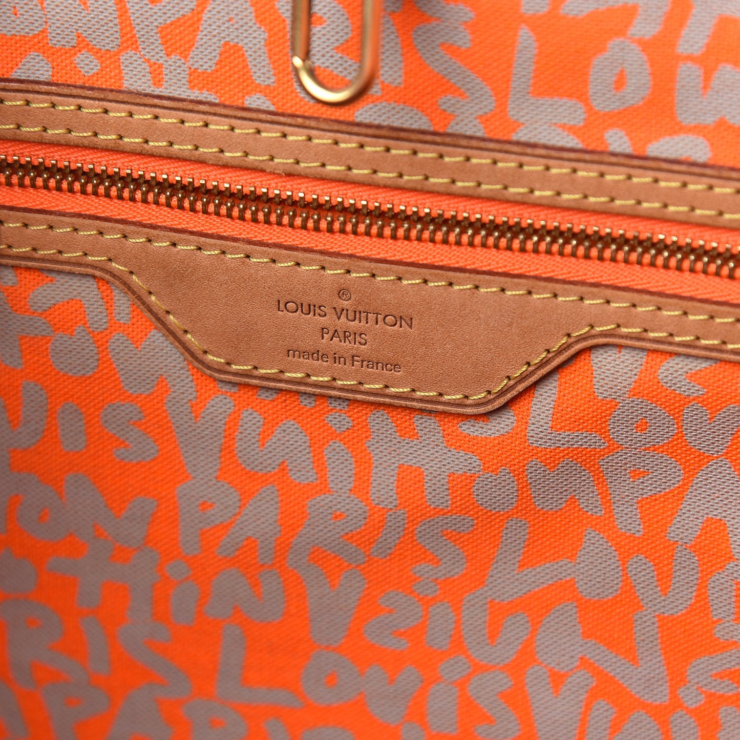 Monogram Graffiti Neverfull GM Orange