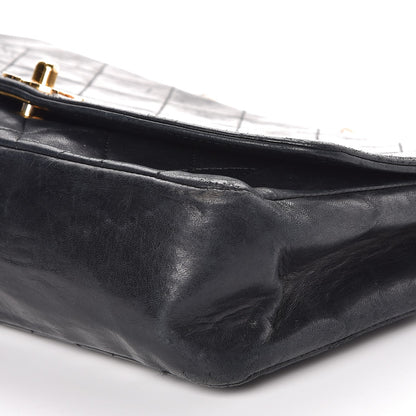 Chanel Lambskin Quilted Medium Single Flap Black 12 of 15