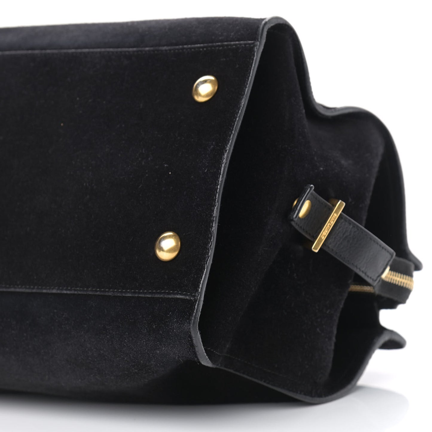 Suede Small Classic Y Cabas Black