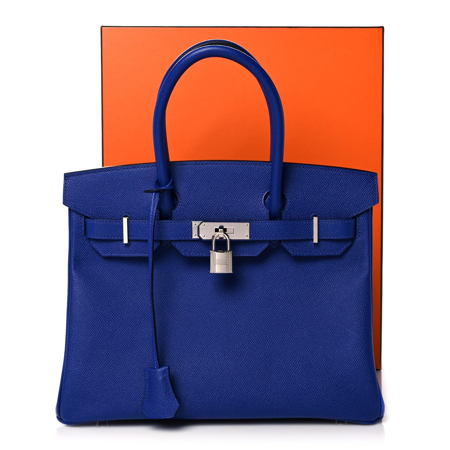 Hermes Epsom Birkin 30 Bleu Electrique 34 of 34
