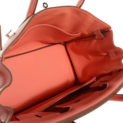 Hermes Taurillon Clemence Birkin 30 Crevette 11 of 28