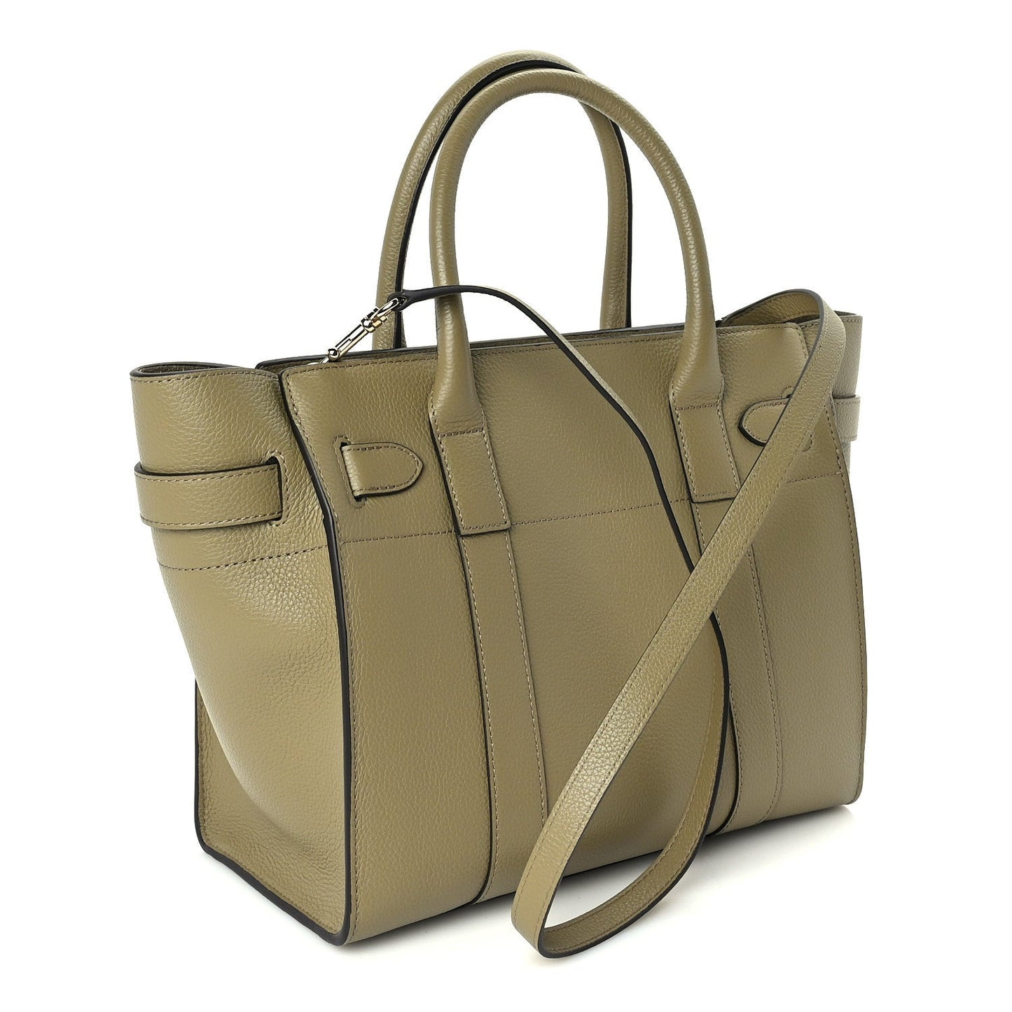 Small Classic Grain Mini Zipped Bayswater Green