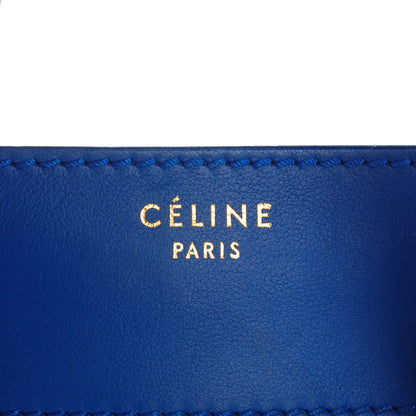 Celine Smooth Calfskin Mini Luggage Electric Blue 8 of 11