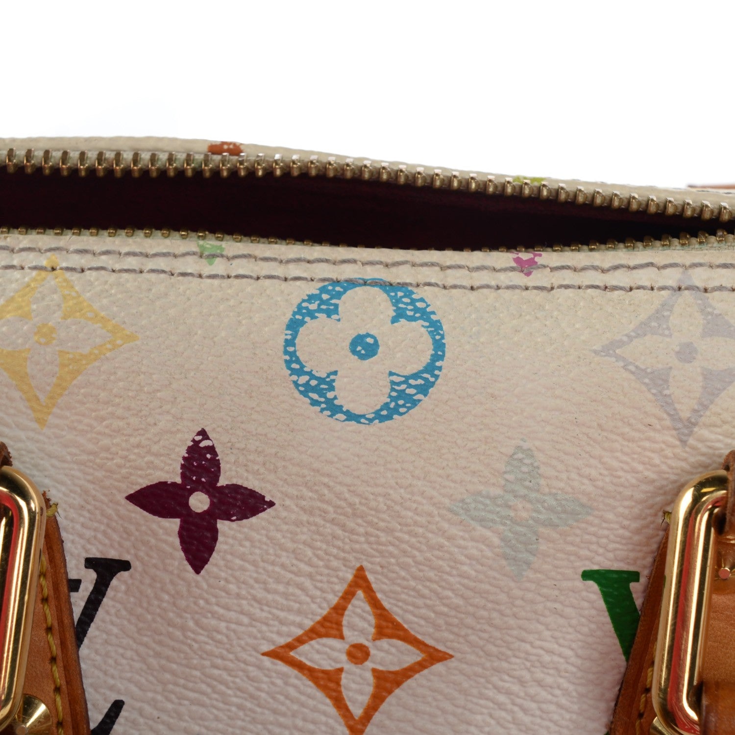 Louis Vuitton Monogram Multicolor Speedy 30 White 9 of 9