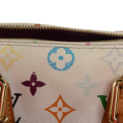 Louis Vuitton Monogram Multicolor Speedy 30 White 9 of 9