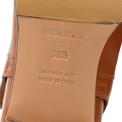 Hermes Calfskin Neo Low Boots 36.5 Natural 6 of 9