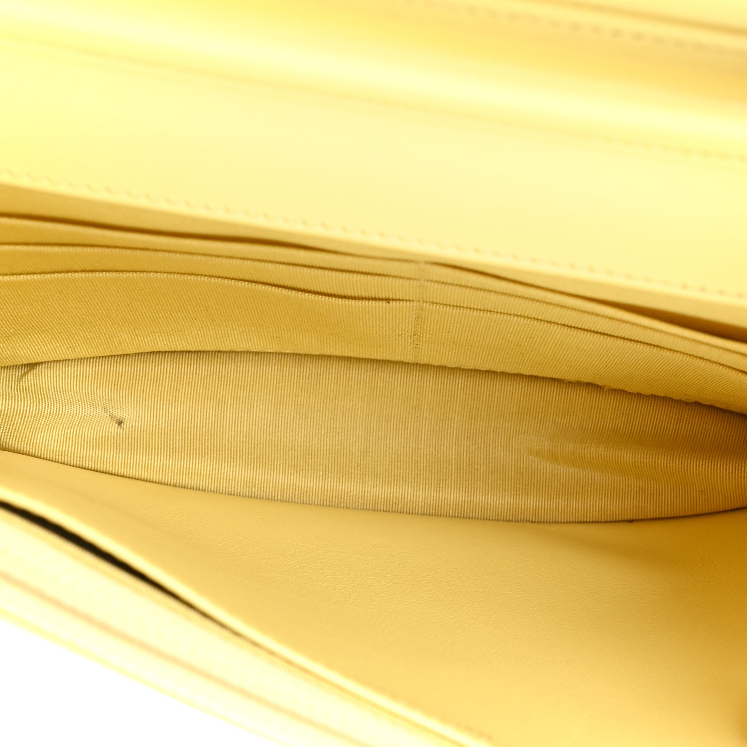 Chanel Denim Quilted Coco Wallet On Chain WOC Yellow 7 of 15