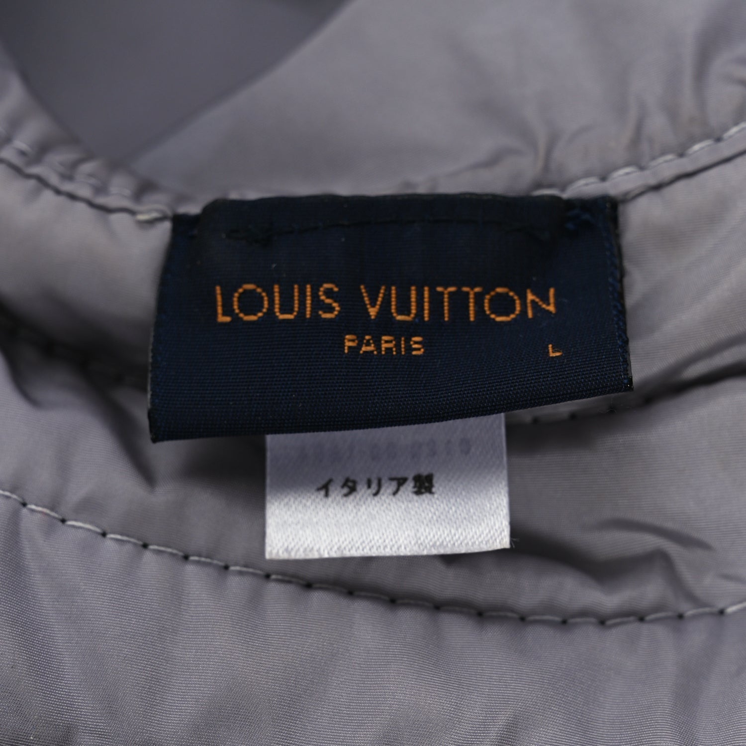 Louis Vuitton Nylon Monogram Reversible Rain Bucket Hat L Black 8 of 8