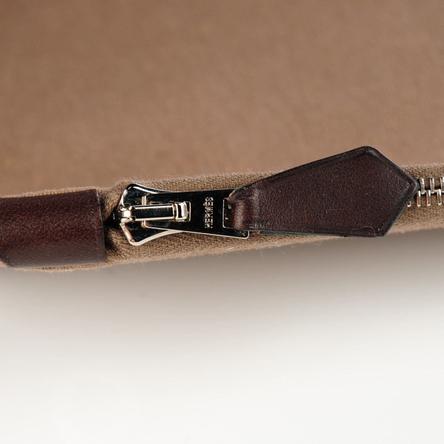 Hermes Vache Hunter Toile Herbag Zip 31 PM Etoupe Ebene 11 of 13