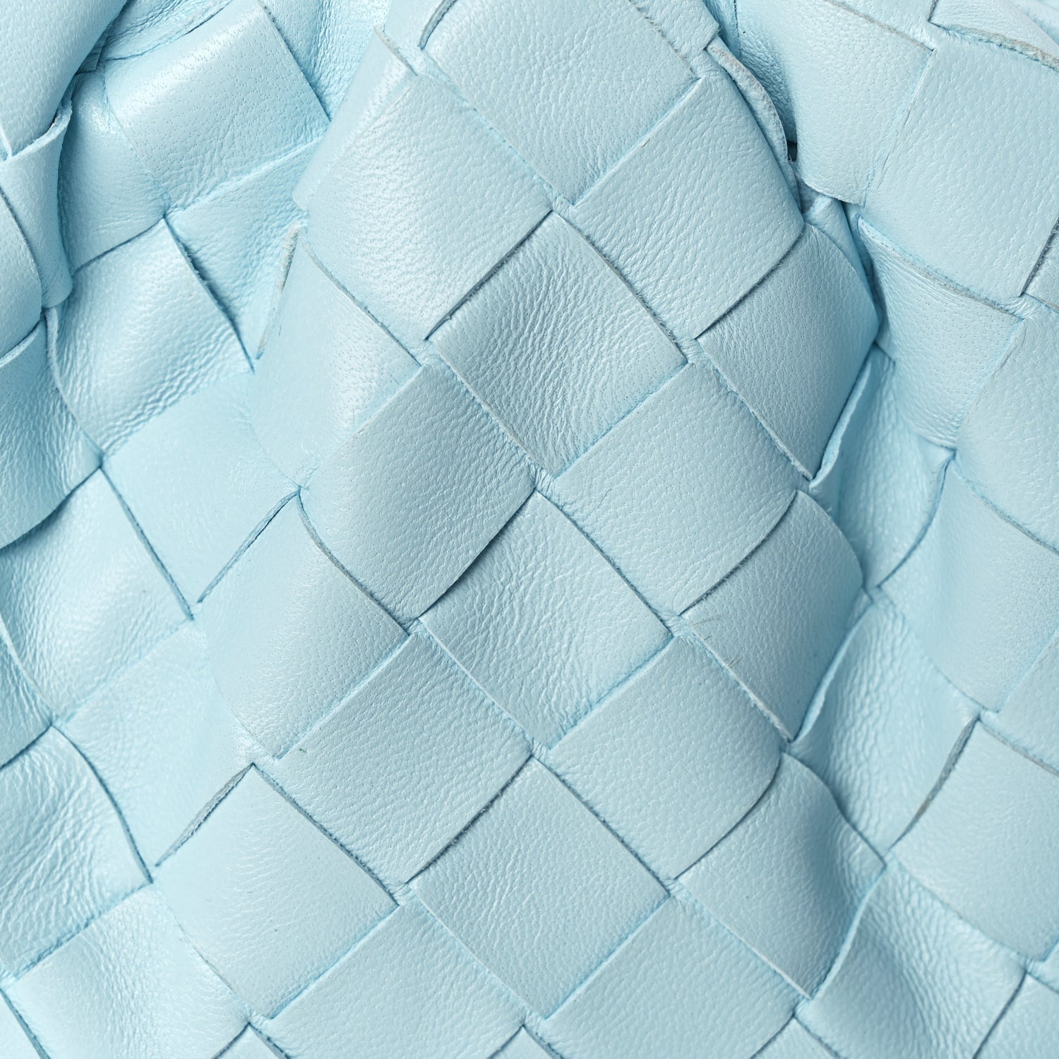 Bottega Veneta Nappa Intrecciato The Mini Pouch Pale Blue 6 of 8