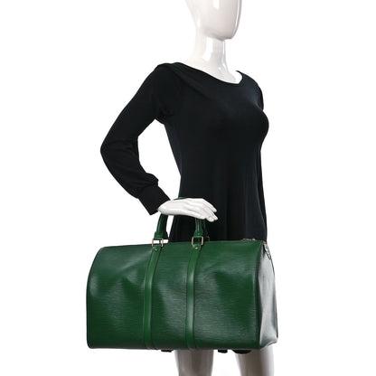 Louis Vuitton Epi Keepall 45 Borneo 2 of 15