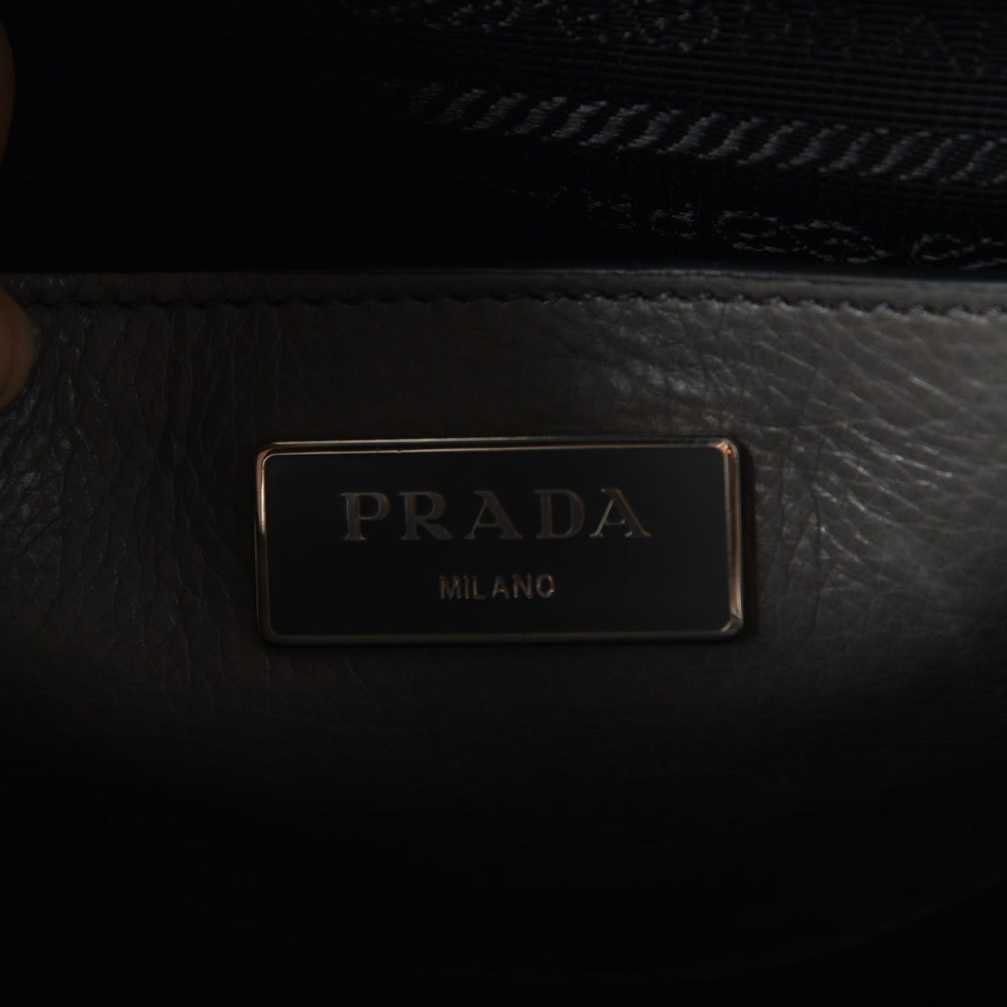 Glace Calf Small Twin Pocket Tote Marmo