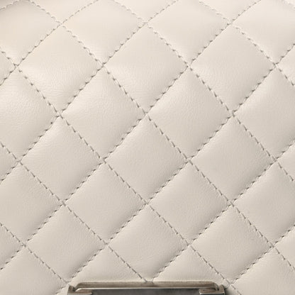 Chanel Calfskin Quilted Small Boy Flap White 7 of 9