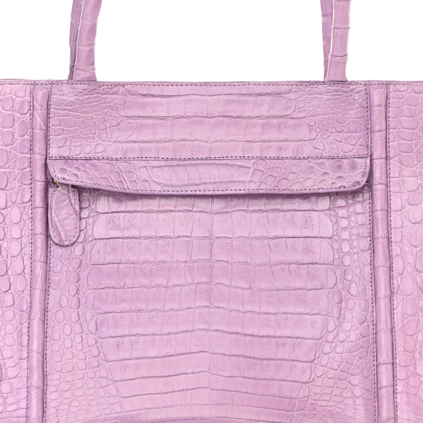 Crocodile Tote Light Purple