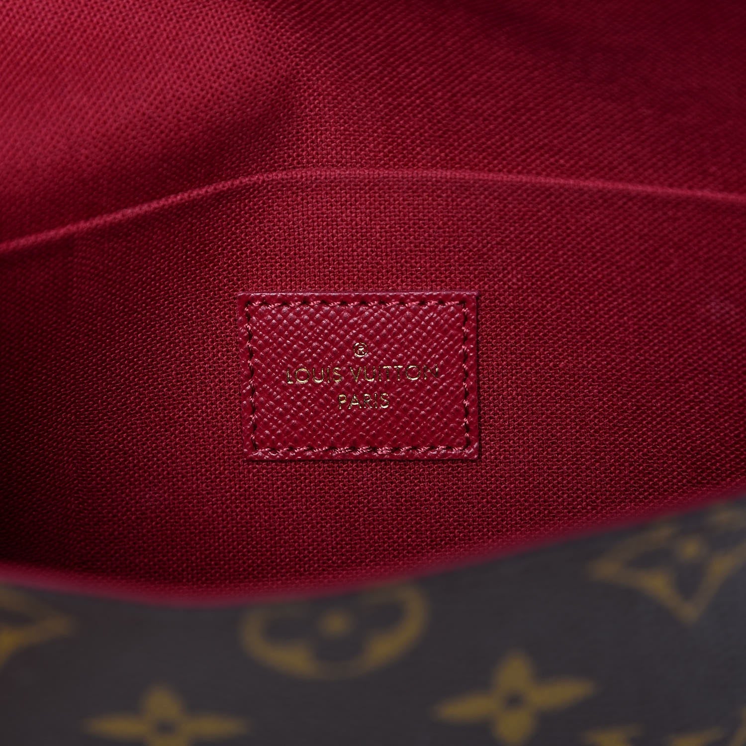 Louis Vuitton Monogram Pochette Felicie Chain Wallet Fuchsia 6 of 9