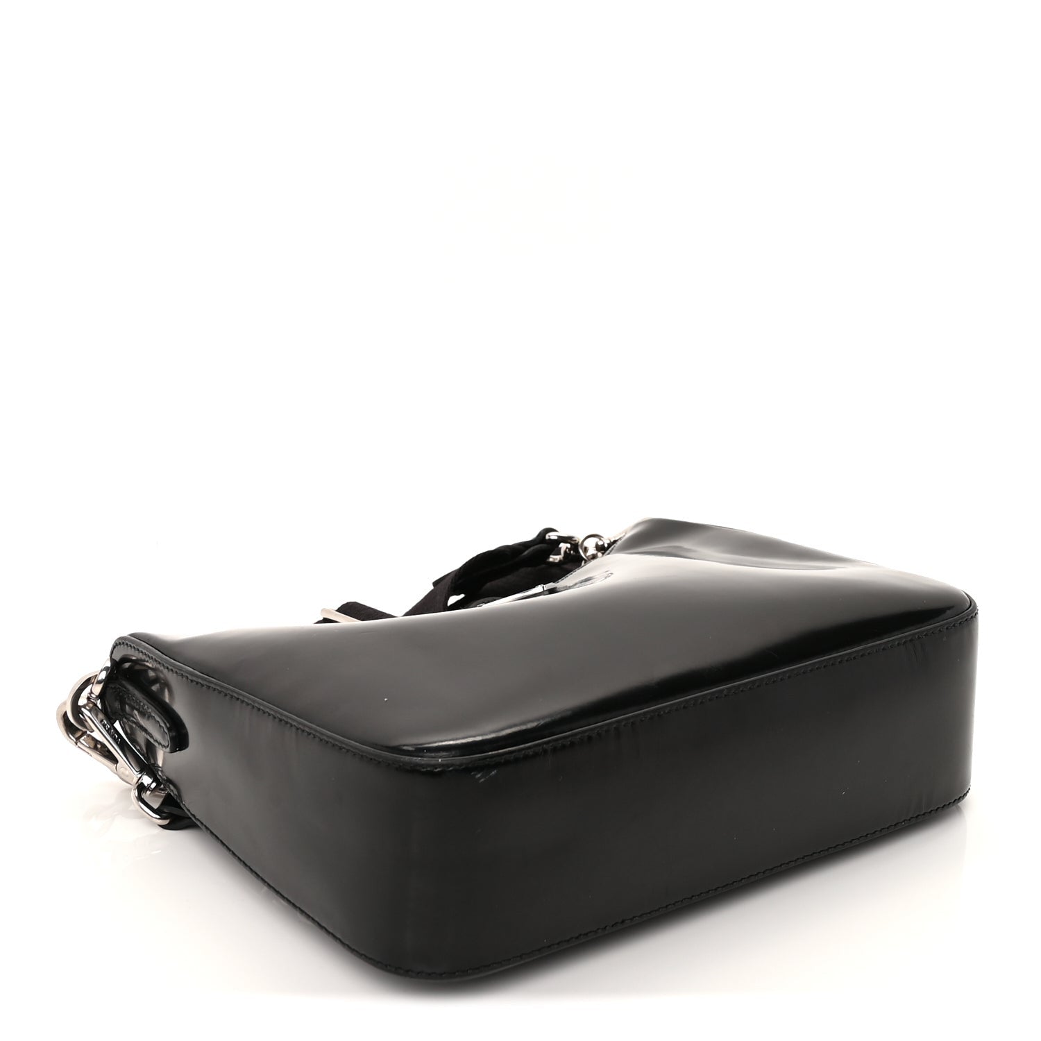 Prada Calfskin Re-Edition 2005 Shoulder Bag  Black 3 of 8