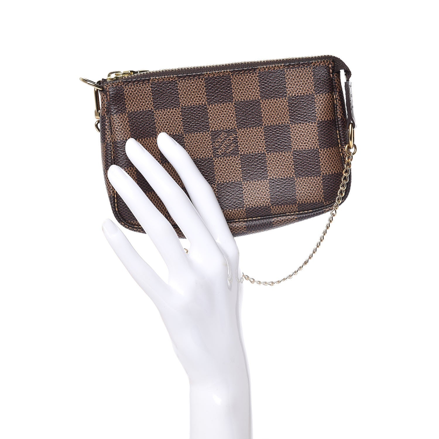 Louis Vuitton Damier Ebene Mini Pochette Accessories 2 of 8