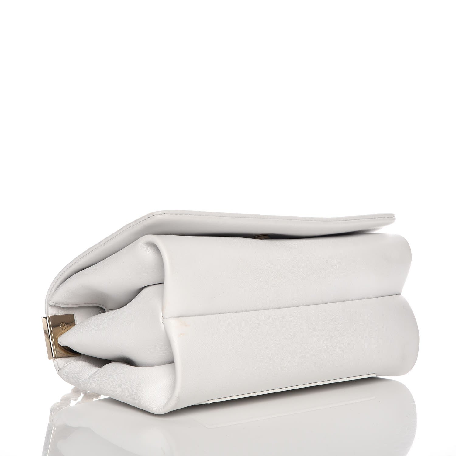 Versace Nappa Palazzo Sultan Shoulder Bag White 4 of 7