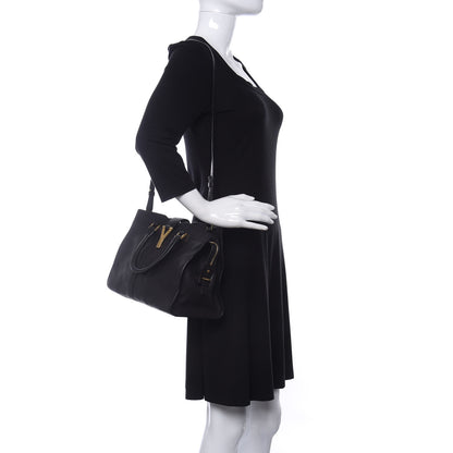 Saint Laurent Sheepskin Small Cabas ChYc Black 2 of 8