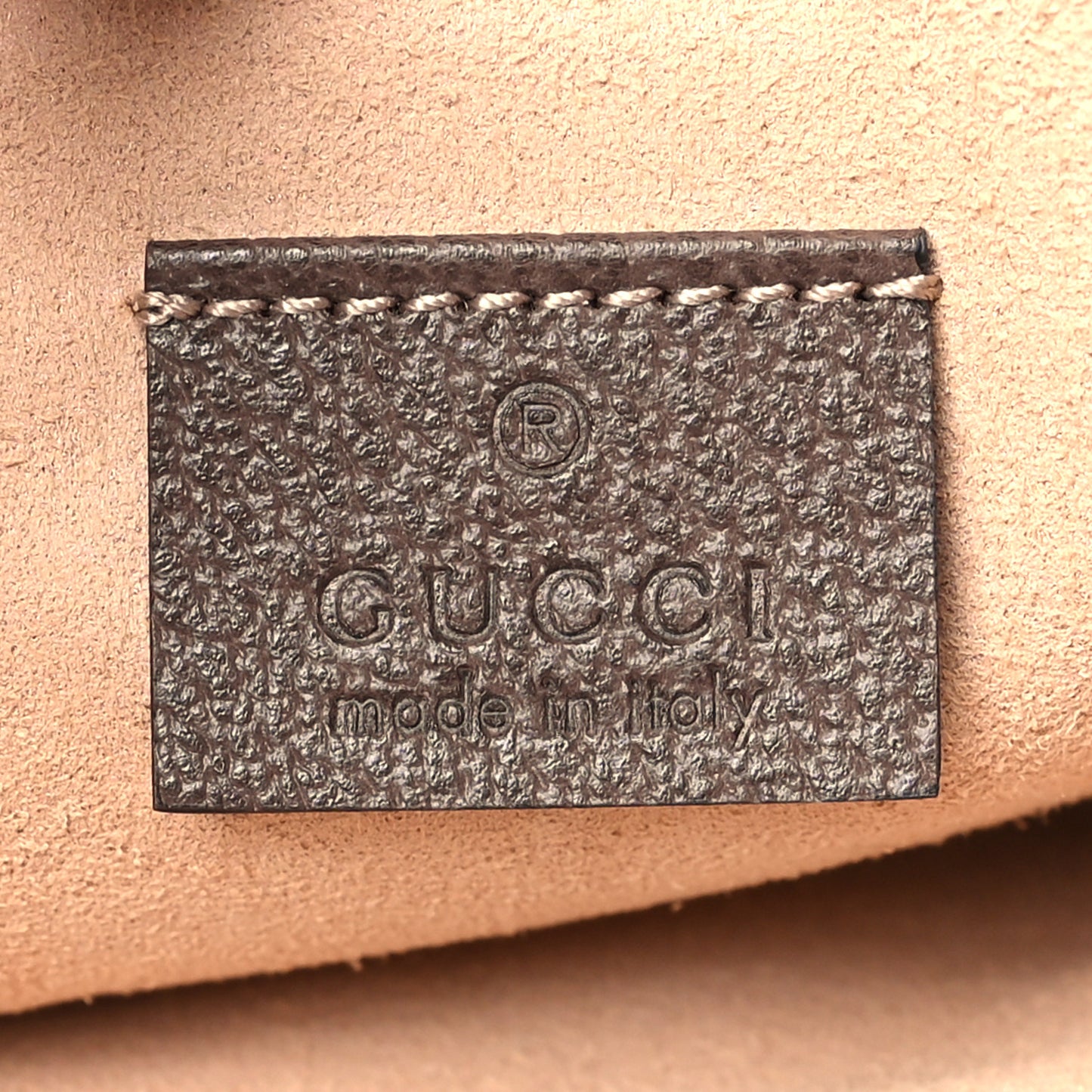 GG Supreme Monogram Large Ophidia Pouch Clutch Brown