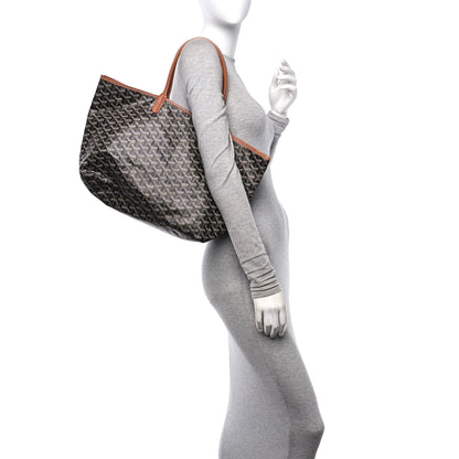 Goyard Goyardine Saint Louis Black Gold 2 of 10